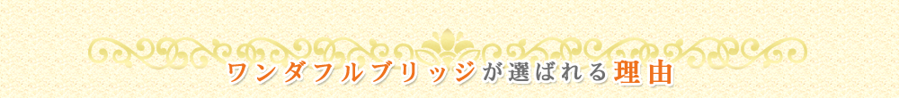 人材派遣・ワンダフルブリッジが選ばれる理由